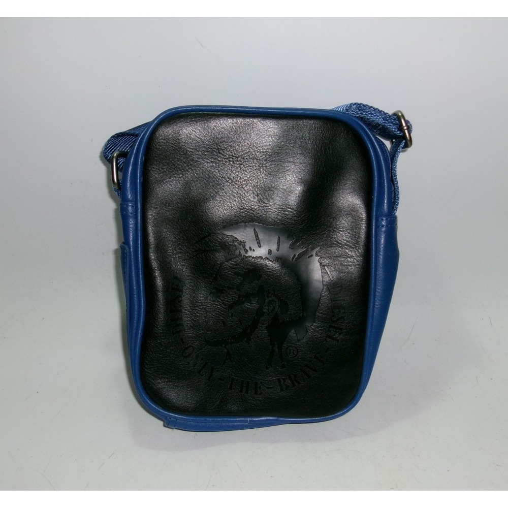 Diesel Black Blue Crossbody Bag Mohawk Logo Utility Messenger – Used – Good